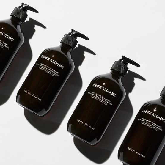 Grown Alchemist Energize Body Cleanser - Енергізуючий гель для тіла Ромашка, Бергамот, Троянда, 500 мл