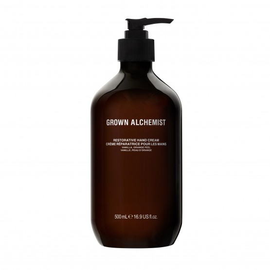 Grown Alchemist Restorative Hand Cream - Відновлюючий Крем для рук Ваніль, Апельсинова цедра, 500 мл