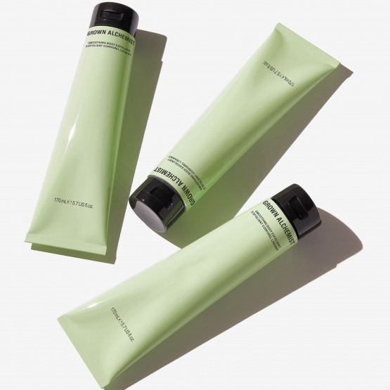 Grown Alchemist Smoothing Body Exfoliant Scrub - Антицелюлітний ексфоліант для ідеального тіла М'ята, Пемза, Каолінова глина, 170 мл