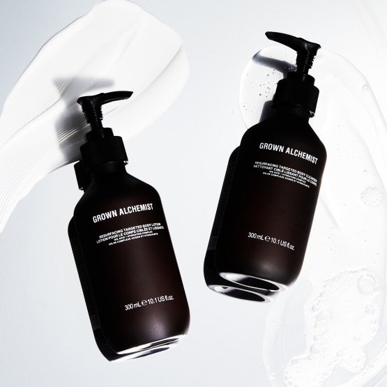 Grown Alchemist Resurfacing Targeted Body Cleanser & Lotion - Набір для глибокого оновлення та сяяння шкіри тіла