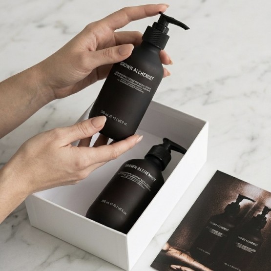 Grown Alchemist Resurfacing Targeted Body Cleanser & Lotion - Набір для глибокого оновлення та сяяння шкіри тіла