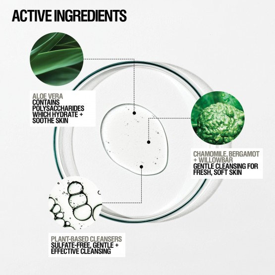 Grown Alchemist Gentle Gel Facial Cleanser - М'який очисний гель для обличчя Лист Герані, Бергамот, Пуп’янки Троянди, 200 мл