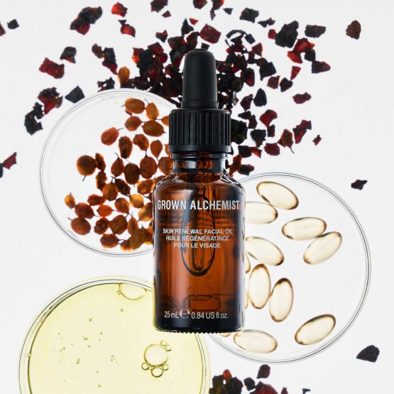 Grown Alchemist Skin Renewal Facial Oil - Антиоксидантна олія для обличчя Бораго, Шипшина, Крушина, 25 мл