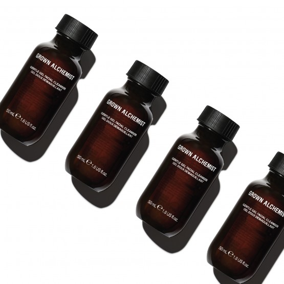 Grown Alchemist Gentle Gel Facial Cleanser - М'який очисний гель для обличчя Лист Герані, Бергамот, Пуп’янки Троянди, 50 мл
