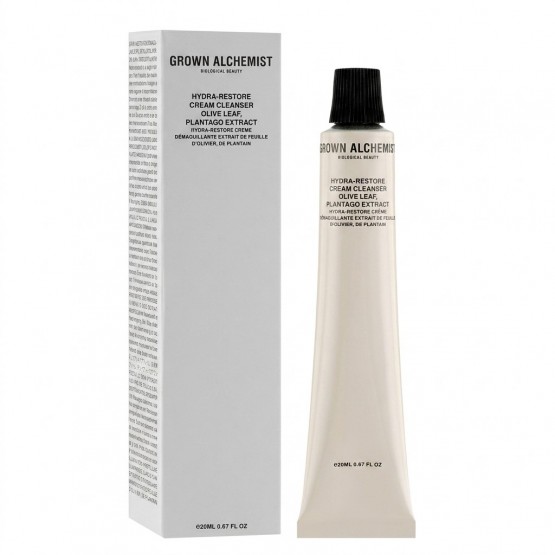 Grown Alchemist Hydra-Restore Cream Cleanser - Зволожуючий очисник кремової текстури Листя Оливок і Подорожника, 20 мл