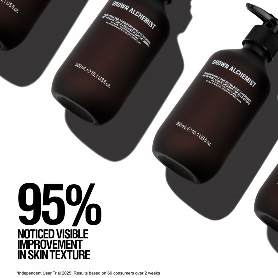 Grown Alchemist Resurfacing Targeted Body Cleanser - Гель глибокого очищення для  шовковистої гладкості шкіри, 300 мл