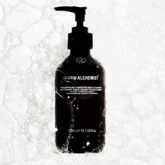 Grown Alchemist Resurfacing Targeted Body Cleanser - Гель глибокого очищення для  шовковистої гладкості шкіри, 300 мл