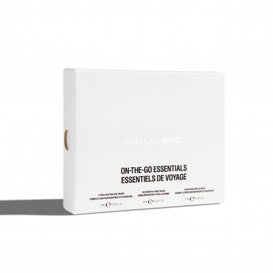 Grown Alchemist On-The-Go Essentials Kit - Тріо фаворитів для догляду за обличчям, губами та руками