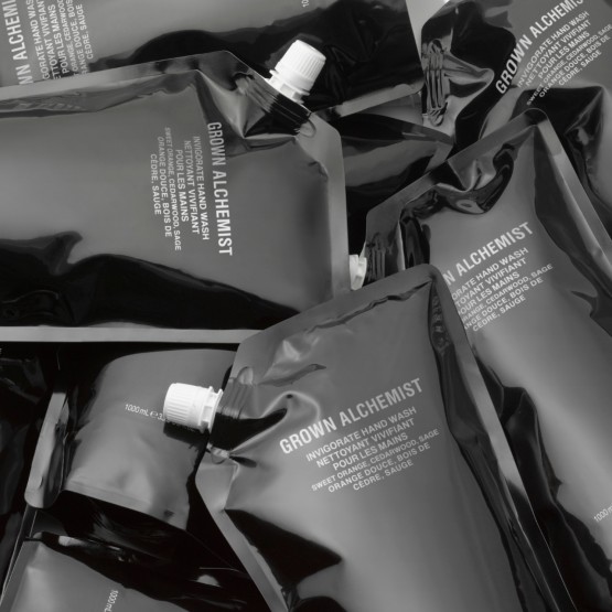 Grown Alchemist Invigorate Hand Wash Refill - Гель для рук Солодкий Апельсин, Кедр, Шавлія (рефіл-наповнювач), 1 л