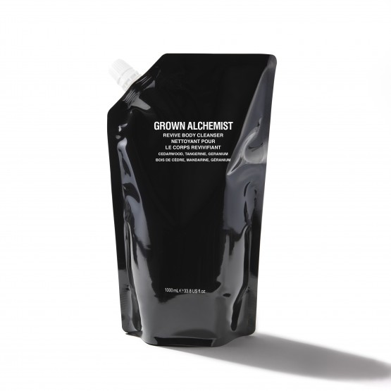 Grown Alchemist Revive Body Cleanser Refill - Відновлюючий Гель для тіла Герань, Мандарин, Кедр (рефіл-наповнювач), 1 л