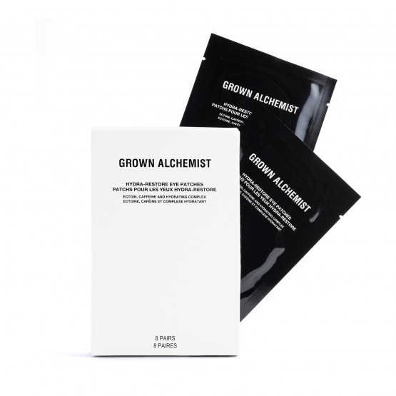 Grown Alchemist Hydra-Restore Eye Patches - Патчі для інтенсивного зволоження та відновлення шкіри навколо очей, 8 пар