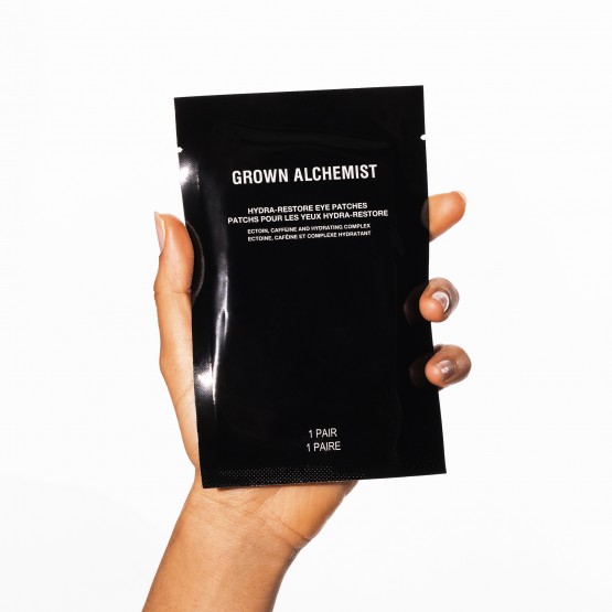 Grown Alchemist Hydra-Restore Eye Patches - Патчі для інтенсивного зволоження та відновлення шкіри навколо очей, 8 пар