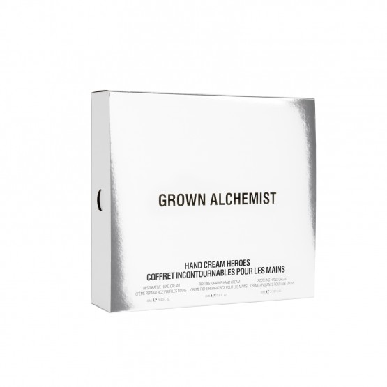 Grown Alchemist HAND CREAM HEROES HOLIDAY KIT - Розкішна тріо колекція кремів для рук