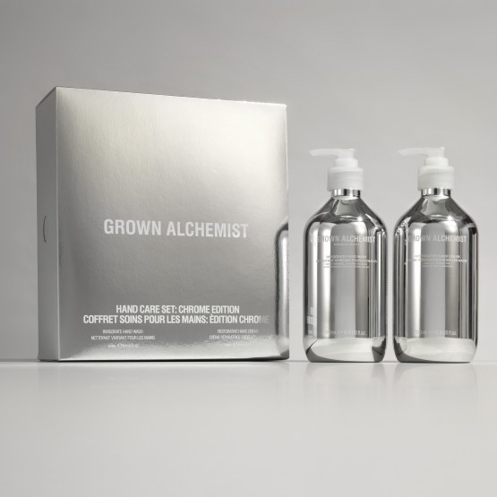 Grown Alchemist Hand Care Set: Chrome Edition - Лімітований дует для догляду за руками у хромованому дизайні